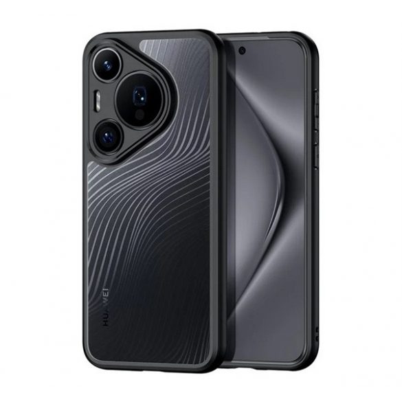 Protectie telefon din plastic DUX DUCIS AIMO (rezistenta la impact, cadru silicon, protectie camera, mat, val) NEGRU Huawei Pura 70 Pro