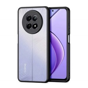 Protectie telefon DUX DUCIS AIMO din plastic (rezistenta la impact, cadru silicon, protectie camera, mat, val) NEGRU Realme 12