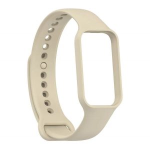 Curea de schimb (dimensiune personalizată, silicon) BEIGE Xiaomi Redmi Smart Band 2, Smart Band 8 Active