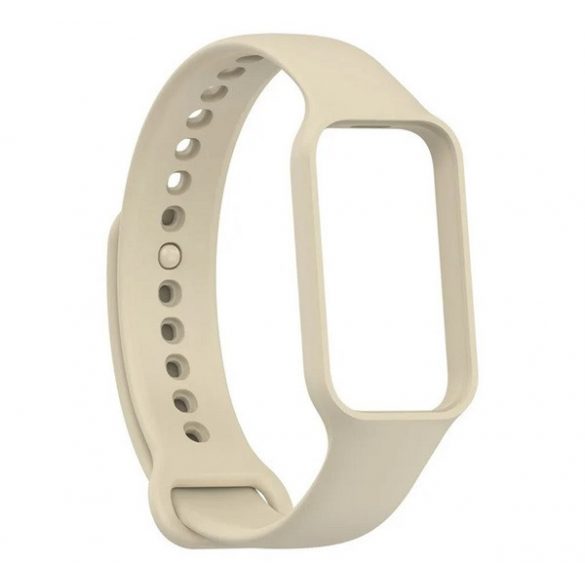 Curea de schimb (dimensiune personalizată, silicon) BEIGE Xiaomi Redmi Smart Band 2, Smart Band 8 Active