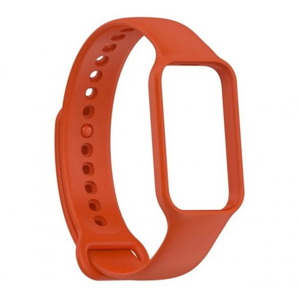 Curea de rezervă (dimensiune personalizată, silicon) PORTOCALIU Xiaomi Redmi Smart Band 2, Smart Band 8 Active