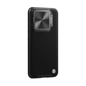 Protector de telefon din plastic NILLKIN TEXTURED PROP MAGNETIC (cadru silicon, magnetic, 3D, protectie camera, suport) NEGRU Xiaomi 14 5G