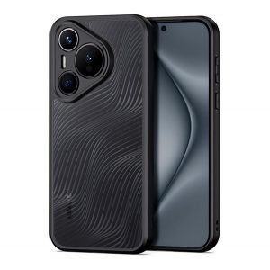 Protectie telefon din plastic DUX DUCIS AIMO (rezistenta la impact, cadru silicon, protectie camera, mat, val) NEGRU Huawei Pura 70