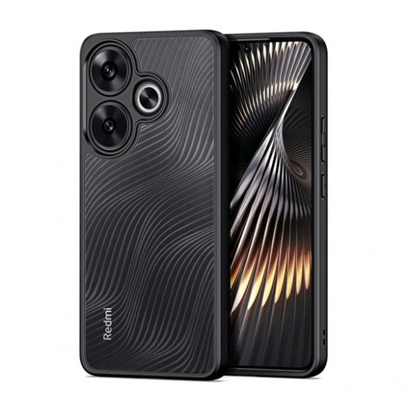 Protectie telefon DUX DUCIS AIMO din plastic (rezistenta la impact, cadru silicon, protectie camera, mat, val) NEGRU Xiaomi Poco F6