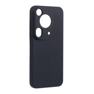 Protector de telefon din silicon (mat, interior din microfibră pluș anti-zgârieturi, premium) NEGRU Huawei Pura 70 Ultra