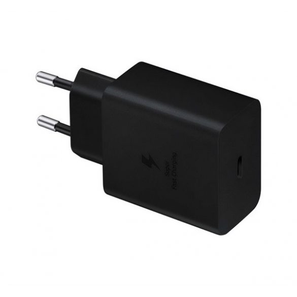 Încărcător SAMSUNG priză tip C (45W, EP-T4510EBE, încărcător rapid PD) NEGRU