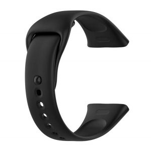 Curea de schimb (dimensiune personalizata, silicon) NEGRA Xiaomi Redmi Watch 3