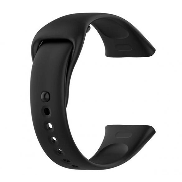 Curea de schimb (dimensiune personalizata, silicon) NEGRA Xiaomi Redmi Watch 3