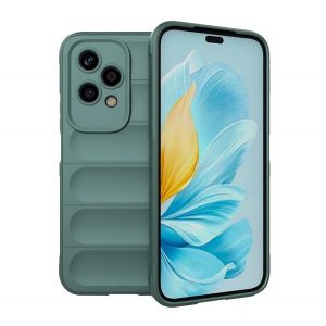 Protectie din silicon pentru telefon (rezistenta la socuri, protectie camera, 3D) VERDE INCHIS Honor 200 Lite