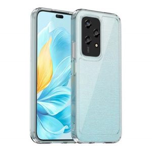 Protectie din silicon pentru telefon (rezistenta la impact, spate transparent) TRANSPARENT Honor 200 Lite