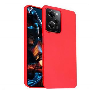 Protector de telefon din silicon (mat) ROSU Xiaomi Poco X5 Pro 5G