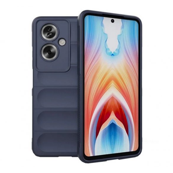 Protectie din silicon pentru telefon (rezistenta la socuri, protectie camera, 3D) ALBASTRU INCHIS Oppo A79 5G