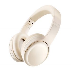 Căști bluetooth USAMS YUN STEREO (v5.3, pliabile, microfon) BEIGE