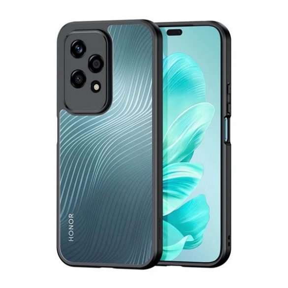 Protectie telefon DUX DUCIS AIMO din plastic (rezistenta la impact, cadru silicon, protectie camera, mat, val) NEGRU Honor 200 Lite