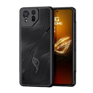 Protectie telefon DUX DUCIS AIMO din plastic (rezistenta la impact, cadru silicon, protectie camera, mat, val) NEGRU Asus ROG Phone 8 Pro