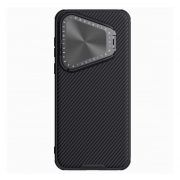   Protector de telefon NILLKIN CAMSHIELD PROP MAGNETIC din plastic (cadru silicon, rezistenta la impact, protectie camera, suport, dungi) NEGRU Huawei Pura 70 Pro