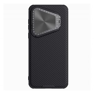 Protector de telefon NILLKIN CAMSHIELD PROP MAGNETIC din plastic (cadru silicon, rezistenta la impact, protectie camera, suport, dungi) NEGRU Huawei Pura 70 Pro