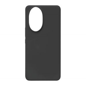 Protector de telefon din silicon HONOR (mat, interior din pluș din microfibră anti-zgârieturi, premium) NEGRU Honor 200