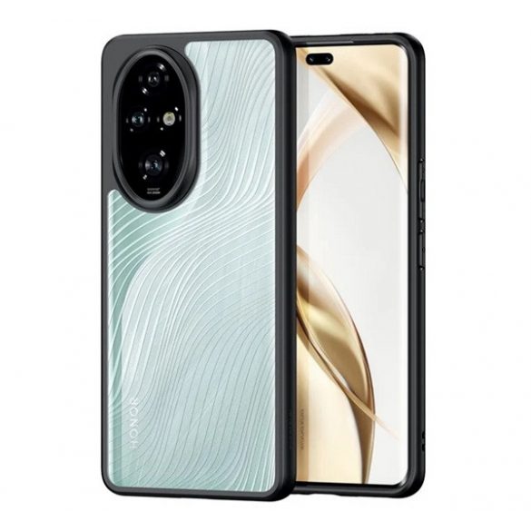 Protector de telefon din plastic DUX DUCIS AIMO (rezistenta la impact, cadru silicon, protectie camera, mat, val) NEGRU Honor 200 Pro