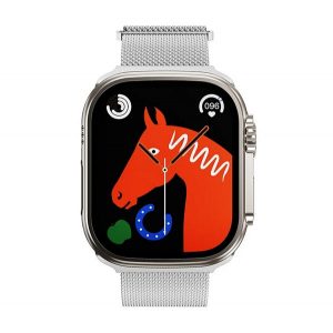 Curea de schimb HOCO AS101 (dimensiune personalizată, mică, metalică, curea Milan, magnetică) SILVER Apple Watch Series 9 41mm, Watch Series 8 41mm, Watch Series 7 41mm