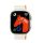 Curea de schimb HOCO AS102 (dimensiune personalizată, mică, silicon, 3D, magnetică) ALB/ORANGE Apple Watch Series 8 41mm, Watch Series 9 41mm, Watch Series 7 41mm