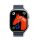 Curea de schimb HOCO AS102 (dimensiune personalizată, mică, silicon, 3D, magnetică) ALBASTRU ÎNCHIS/ALB Apple Watch Series 9 41mm, Watch Series 8 41mm, Watch Series 7 41mm