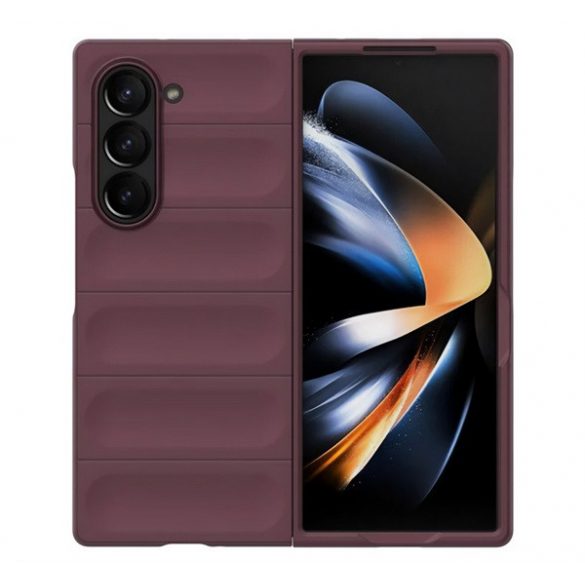 Protectie din plastic pentru telefon (rezistenta la impact, protectie camera, 3D) BURGUNDY Samsung Galaxy Z Fold6 5G (SM-F956)