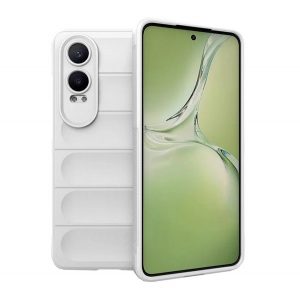 Protectie din silicon pentru telefon (rezistenta la socuri, protectie camera, 3D) ALB OnePlus Nord CE 4 Lite 5G