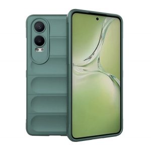 Protectie din silicon pentru telefon (rezistenta la socuri, protectie camera, 3D) VERDE INCHIS OnePlus Nord CE 4 Lite 5G