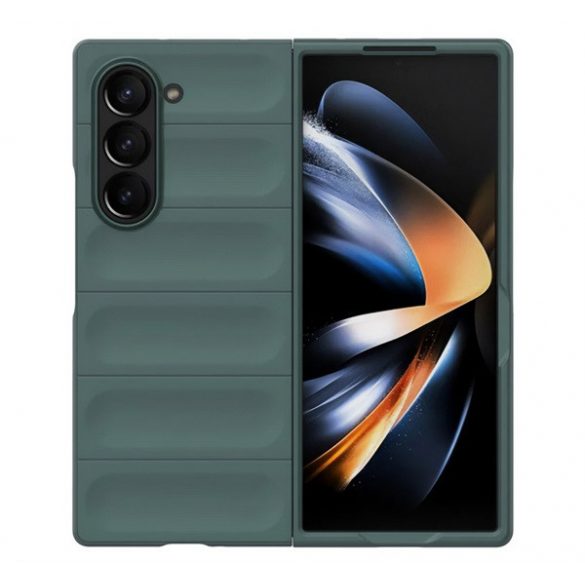 Protecție din plastic pentru telefon (rezistență la impact, protecție pentru cameră, 3D) VERDE ÎNCHIS Samsung Galaxy Z Fold6 5G (SM-F956)