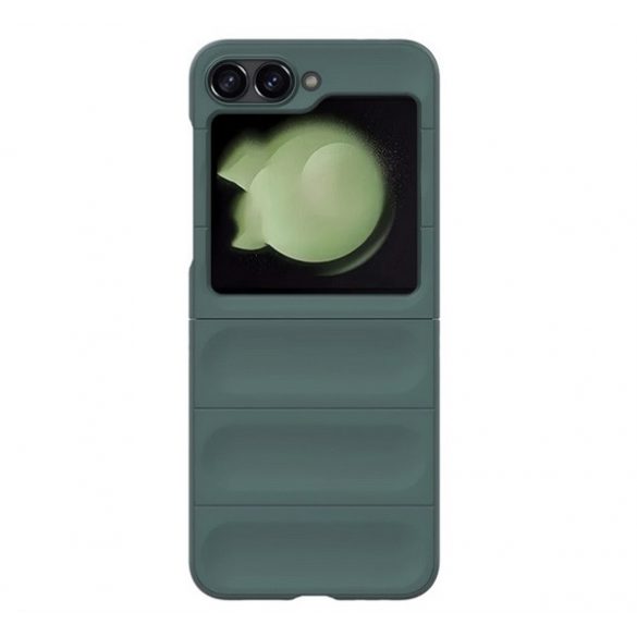 Protecție din plastic pentru telefon (rezistență la impact, protecție pentru cameră, 3D) VERDE ÎNCHIS Samsung Galaxy Z Flip6 5G (SM-F741)