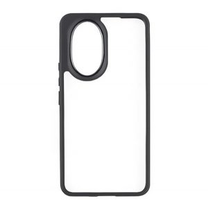 Protectie de telefon din silicon (rezistenta la impact, spate transparent) NEGRU Honor 200