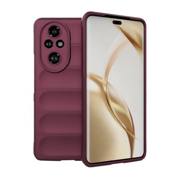 Protectie din silicon pentru telefon (rezistenta la socuri, protectie camera, 3D) BURGUNDY Honor 200 Pro