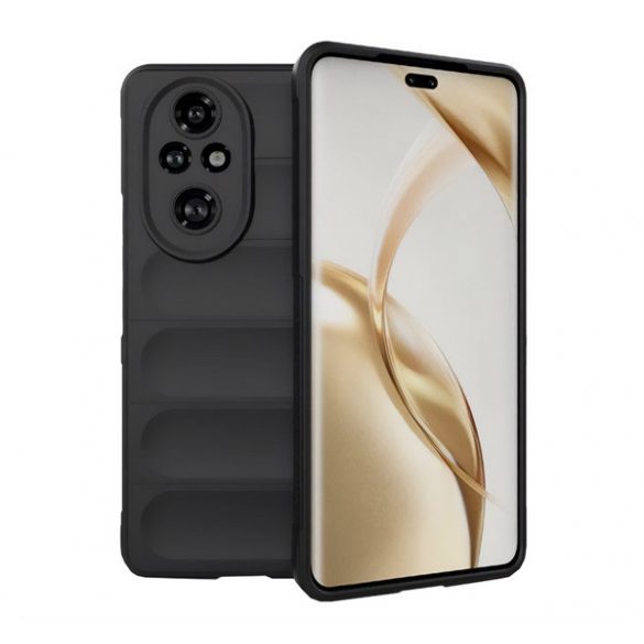 Protectie din silicon pentru telefon (rezistenta la socuri, protectie camera, 3D) NEGRU Honor 200 Pro