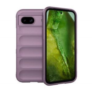 Protectie din silicon pentru telefon (rezistenta la socuri, protectie camera, 3D) PURPLE Google Pixel 8a