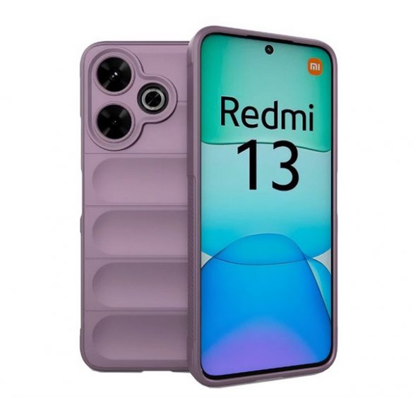 Protectie din silicon pentru telefon (rezistenta la socuri, protectie camera, 3D) PURPLE Xiaomi Redmi 13