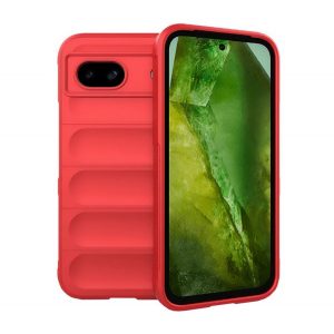 Protectie din silicon pentru telefon (rezistenta la socuri, protectie camera, 3D) RED Google Pixel 8a