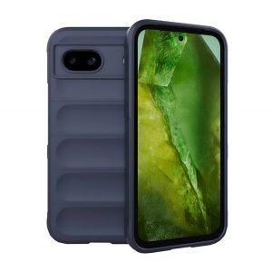 Protectie din silicon pentru telefon (rezistenta la socuri, protectie camera, 3D) ALBASTRU INCHIS Google Pixel 8a