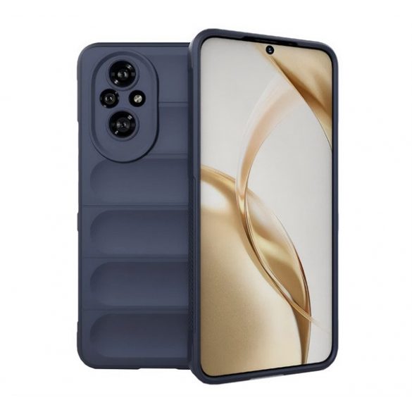 Protectie din silicon pentru telefon (rezistenta la socuri, protectie camera, 3D) ALBASTRU INCHIS Honor 200