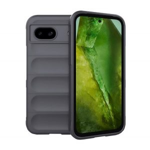 Protectie din silicon pentru telefon (rezistenta la socuri, protectie pentru camera, 3D) DARK GREY Google Pixel 8a