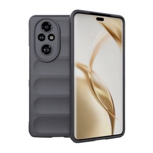 Protectie din silicon pentru telefon (rezistenta la socuri, protectie camera, 3D) DARK GREY Honor 200 Pro