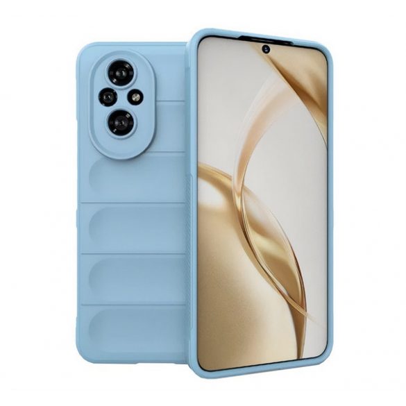 Protectie din silicon pentru telefon (rezistenta la socuri, protectie camera, 3D) ALBASTRU DESCHIS Honor 200