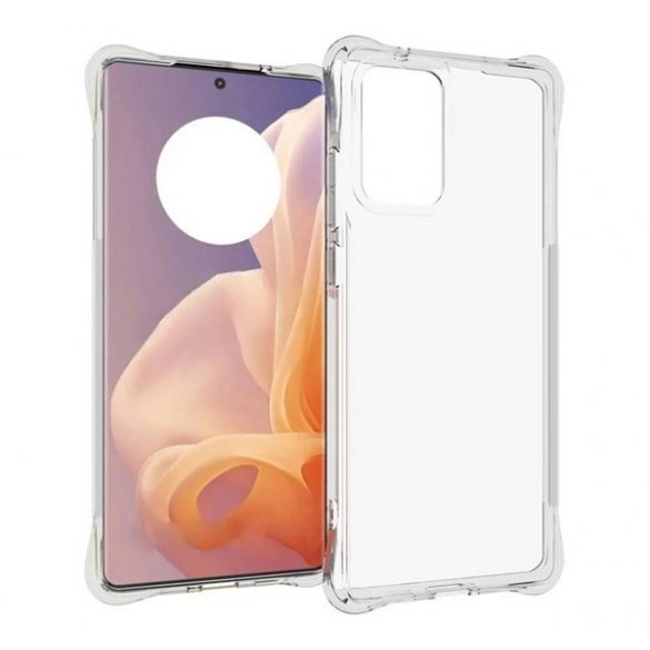 Protectie din silicon pentru telefon (rezistenta la impact, colt cu perna de aer) TRANSPARENT Motorola Moto G85