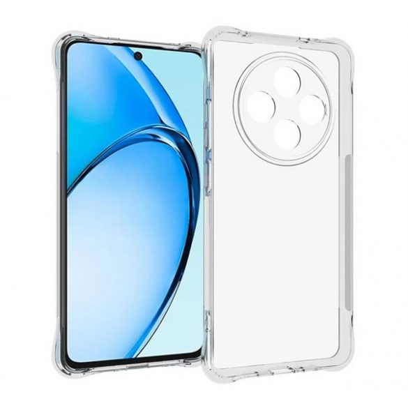 Protectie din silicon pentru telefon (rezistenta la impact, colt cu perna de aer) TRANSPARENT Oppo Reno 12 FS 5G