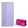 Carcasa in picioare, efect piele (FLIP, deschidere laterala, suport de masa, trifoi) LIGHT PURPLE T Phone 2 5G