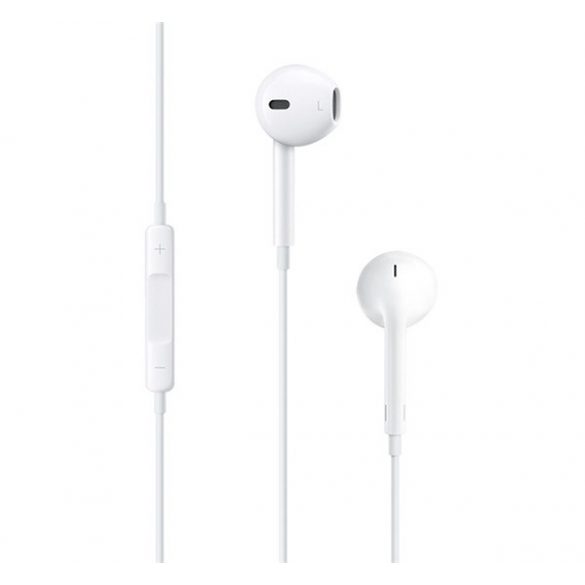 Căști APPLE STEREO (mufă de 3,5 mm, microfon, buton de înregistrare, control volum, succesor MNHF2ZM/A) ALB Apple iPhone 2G, iPhone 3G, iPhone 3GS