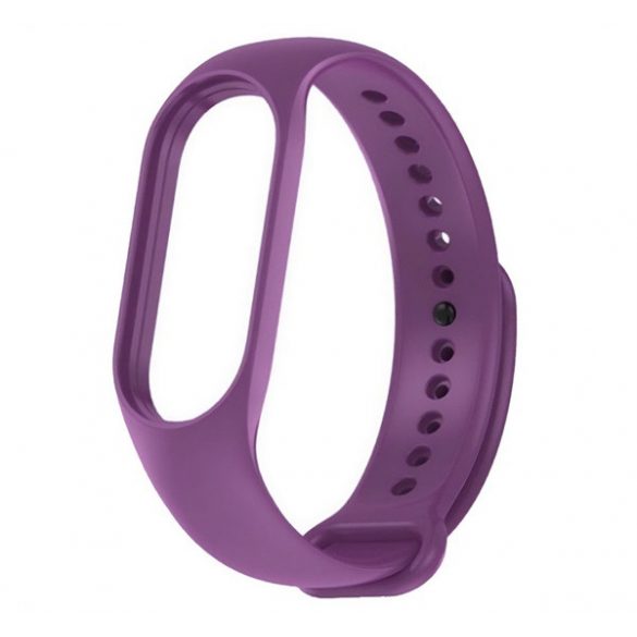 Curea de rezervă DEVIA DELUXE SPORT (dimensiune personalizată, silicon, reglabilă) PURPLE Xiaomi Mi Band 7, Mi Band 6 NFC, Mi Band 6