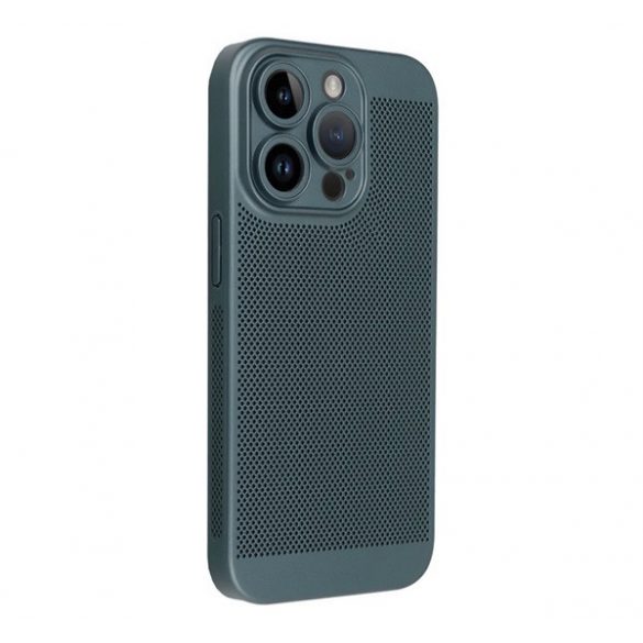 Protectie din plastic pentru telefon (respirabila, perforata, protectie pentru camera) VERDE INCHIS Apple iPhone 16