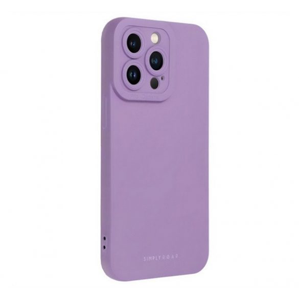 Protector de telefon din silicon ROAR LUNA (ultra-subțire, mat, protector pentru cameră, fără fir) PURPLE Apple iPhone 16 Plus