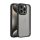 Protectie din silicon pentru telefon (rezistenta la impact, spate acrilic, protectie camera) NEGRU Apple iPhone 16 Pro